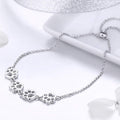 MELIA – Elegantes verstellbares Pfotenarmband aus hochwertigem 925er Sterlingsilber